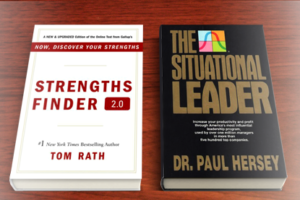 Strengths Finder and The Situational Leader Books