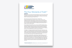 The Four Moments of Truth article cover