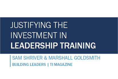 Justifying the Investment in Leadership Training