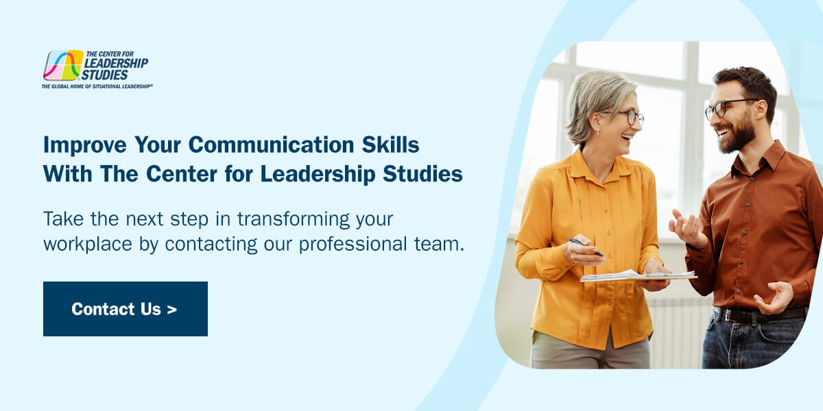 Improve Your Communication Skills With The Center for Leadership Studies